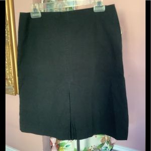 Gap skirt ladies 8 cotton with stretch black